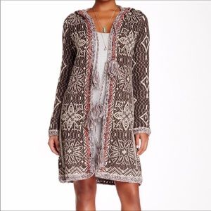 Free People Duster Sweater EUC "Kai"